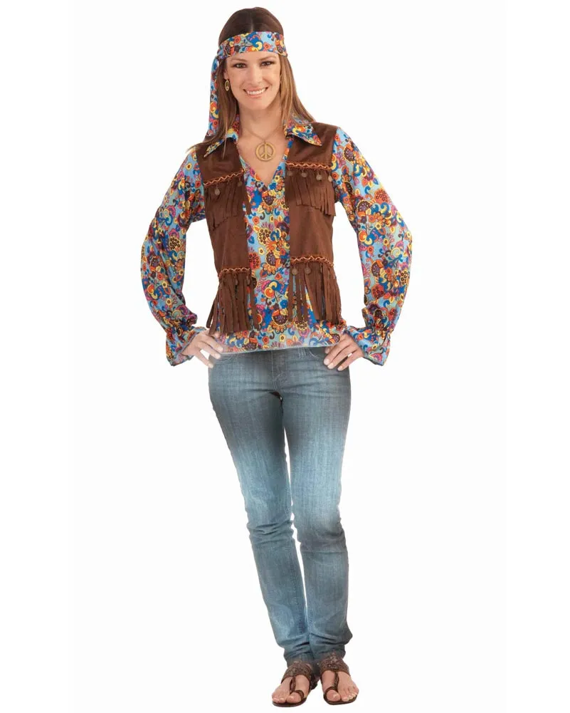 60s Hippie Groovy Womens Costume Set