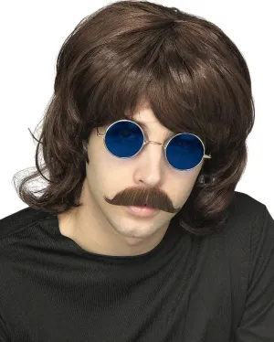 70s Shag Brown Wig