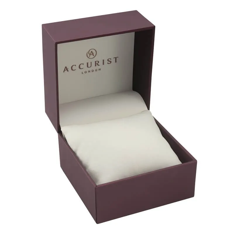 Accurist Black Milanese Bracelet Mens Watch 7374