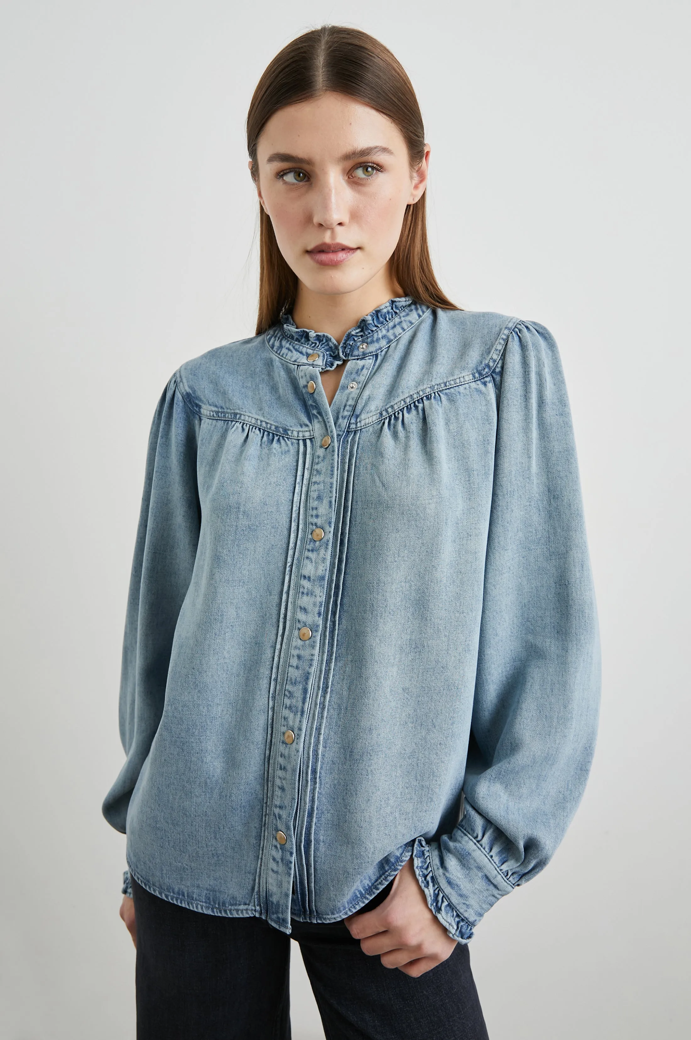 ALANNA SHIRT - ANTIQUE INDIGO Rails