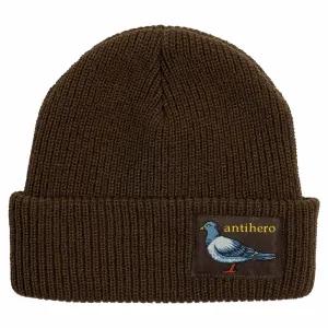 Anti Hero - Lil Pigeon Label Cuff Beanie Brown