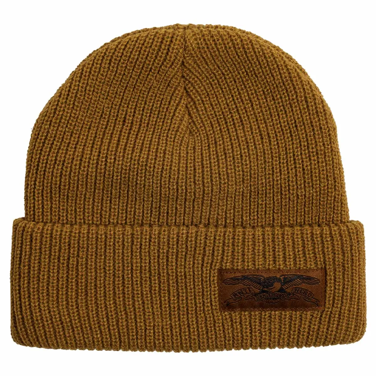 Anti Hero - Stock Eagle Label Cuff Beanie Light Brown