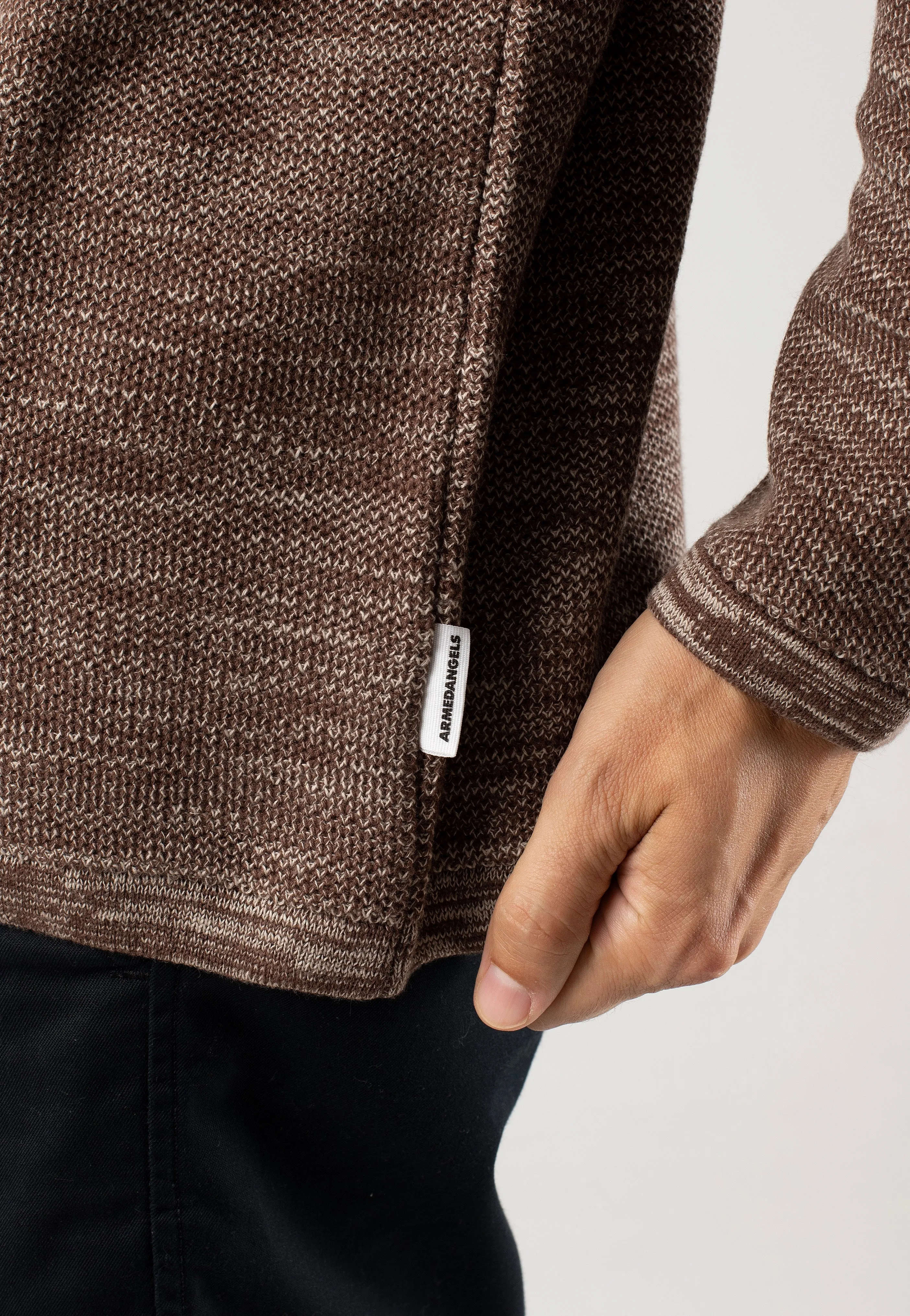 Armedangels - Tolaa Deep Brown/Sand Stone - Pullover