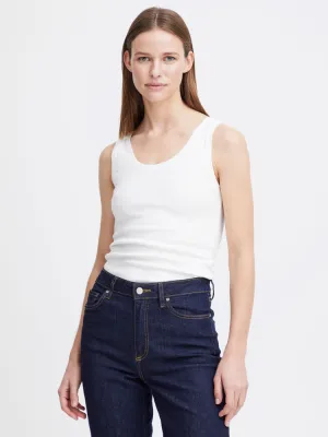 B Young BySanana Tank Top Off White