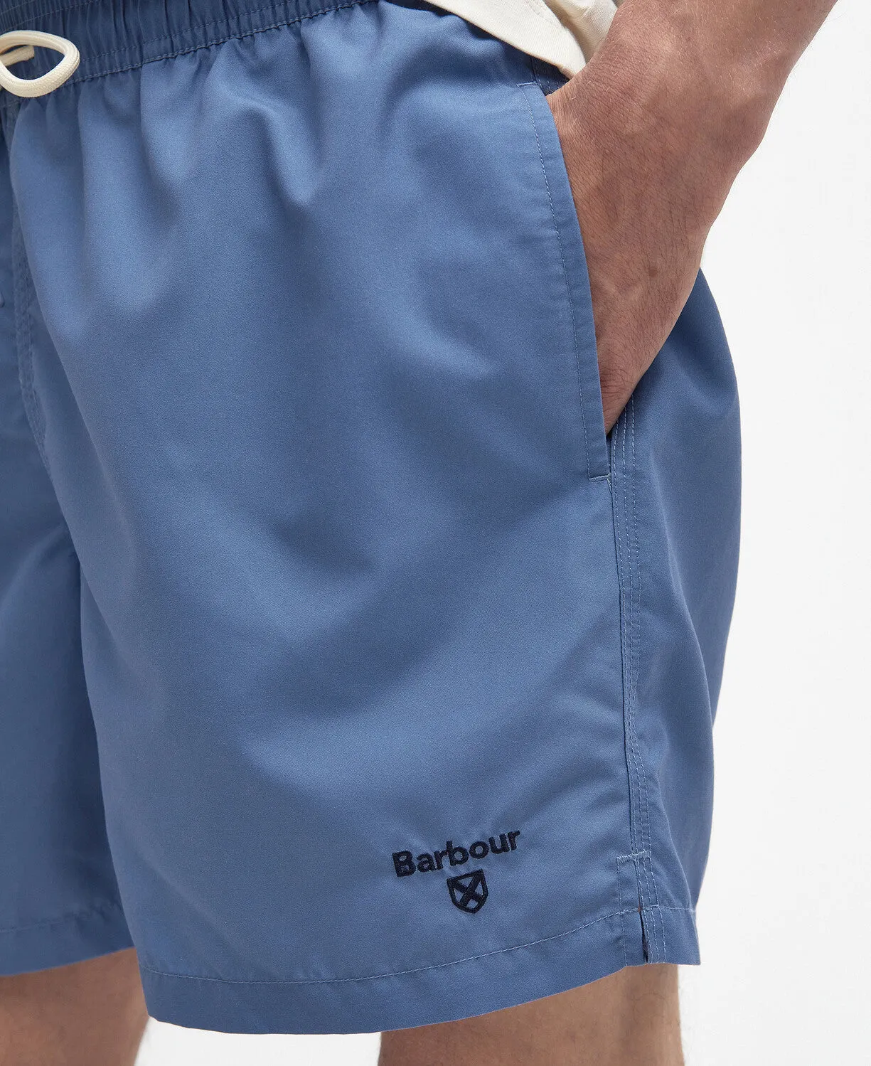 Barbour Mens Staple Logo 5" Swimshort - Pink clay, Olive, Navy, Blue force