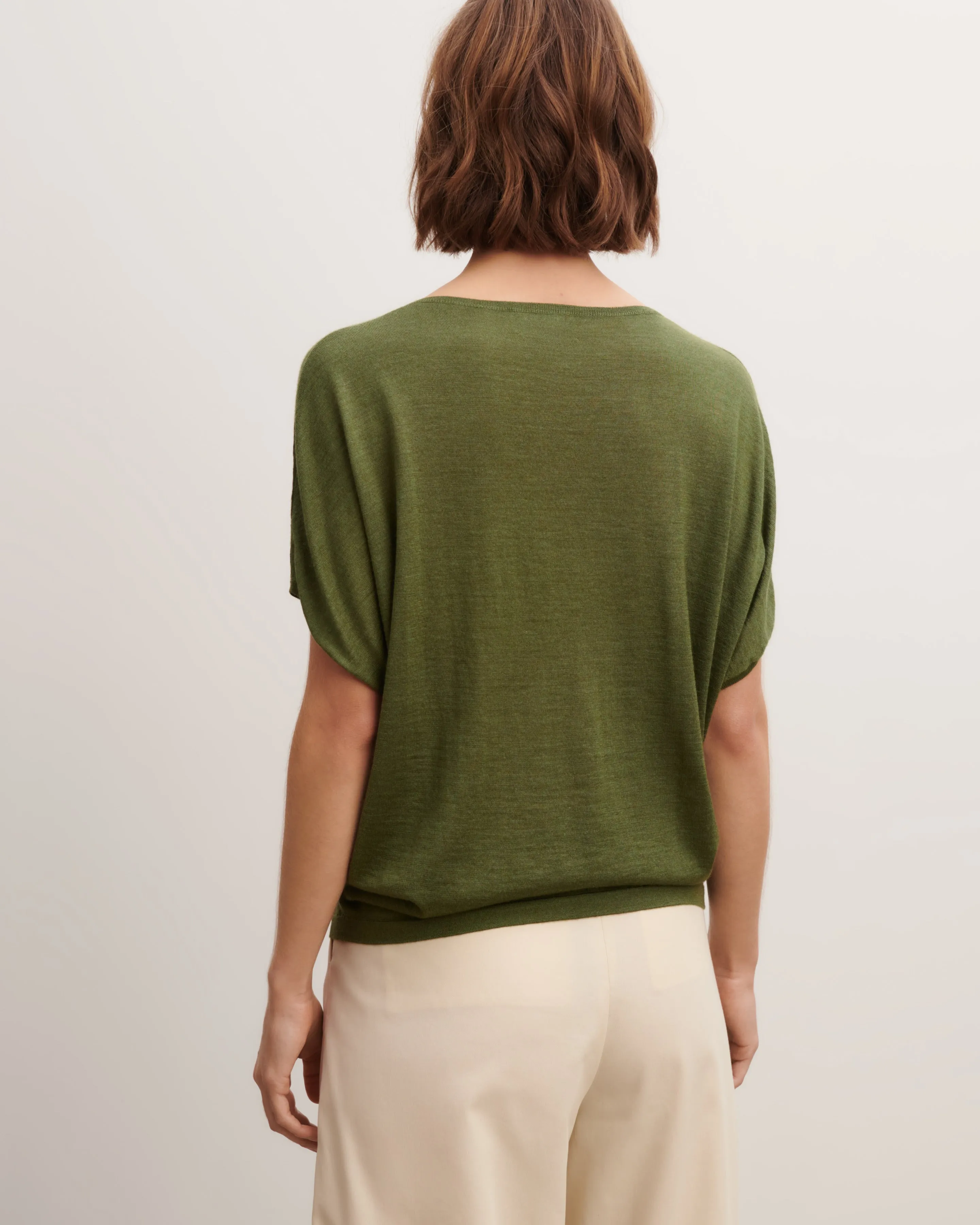 Batwing V-neck jumper Eric Bompard