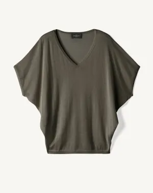 Batwing V-neck jumper Eric Bompard