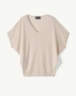 Batwing V-neck jumper Eric Bompard