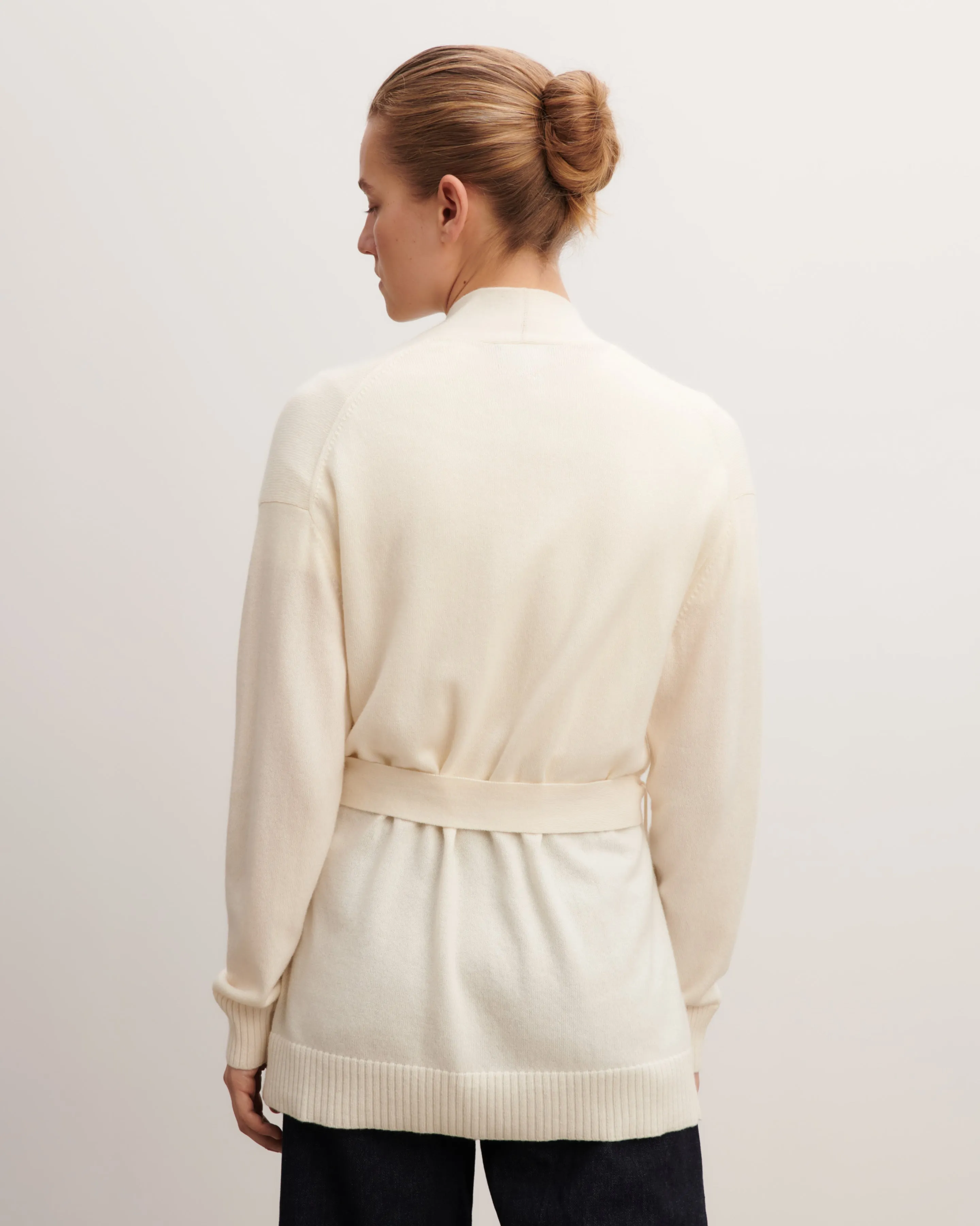 Belted cosy jacket Eric Bompard