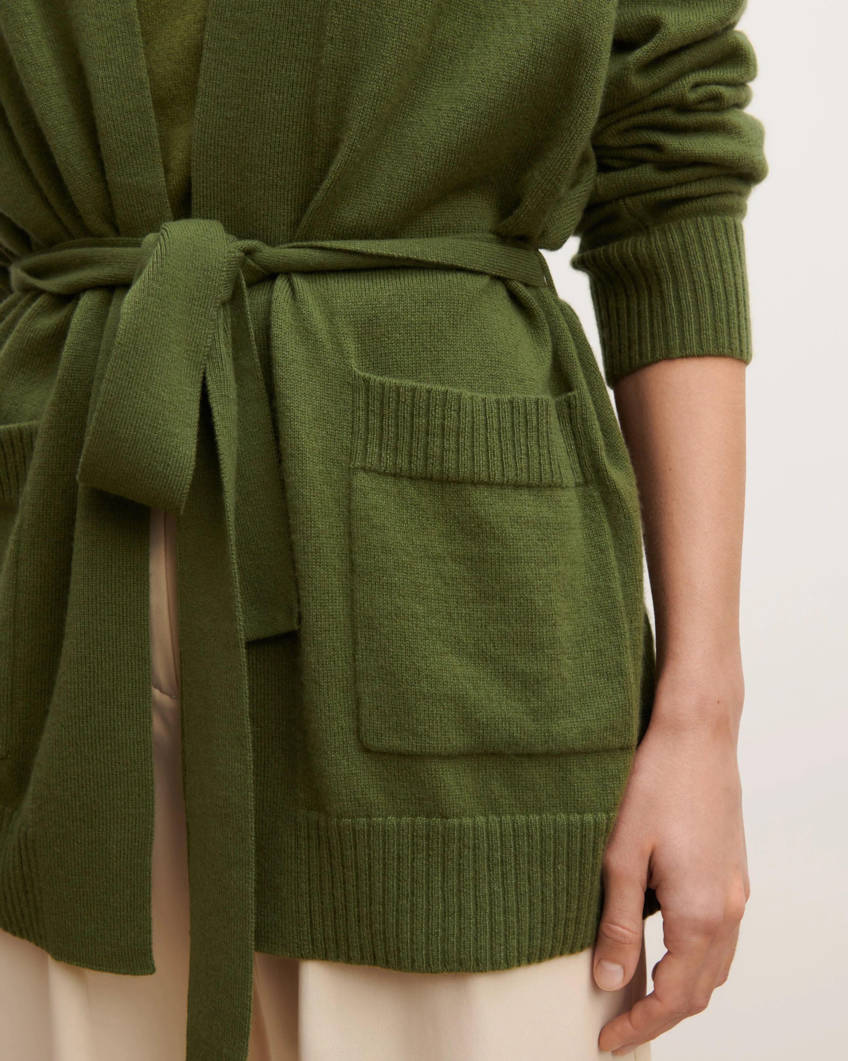 Belted cosy jacket Eric Bompard