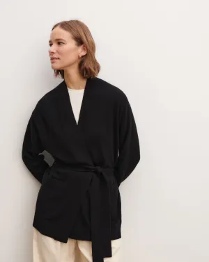 Belted cosy jacket Eric Bompard