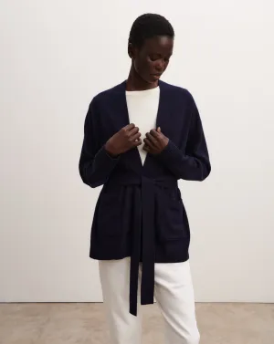 Belted cosy jacket Eric Bompard