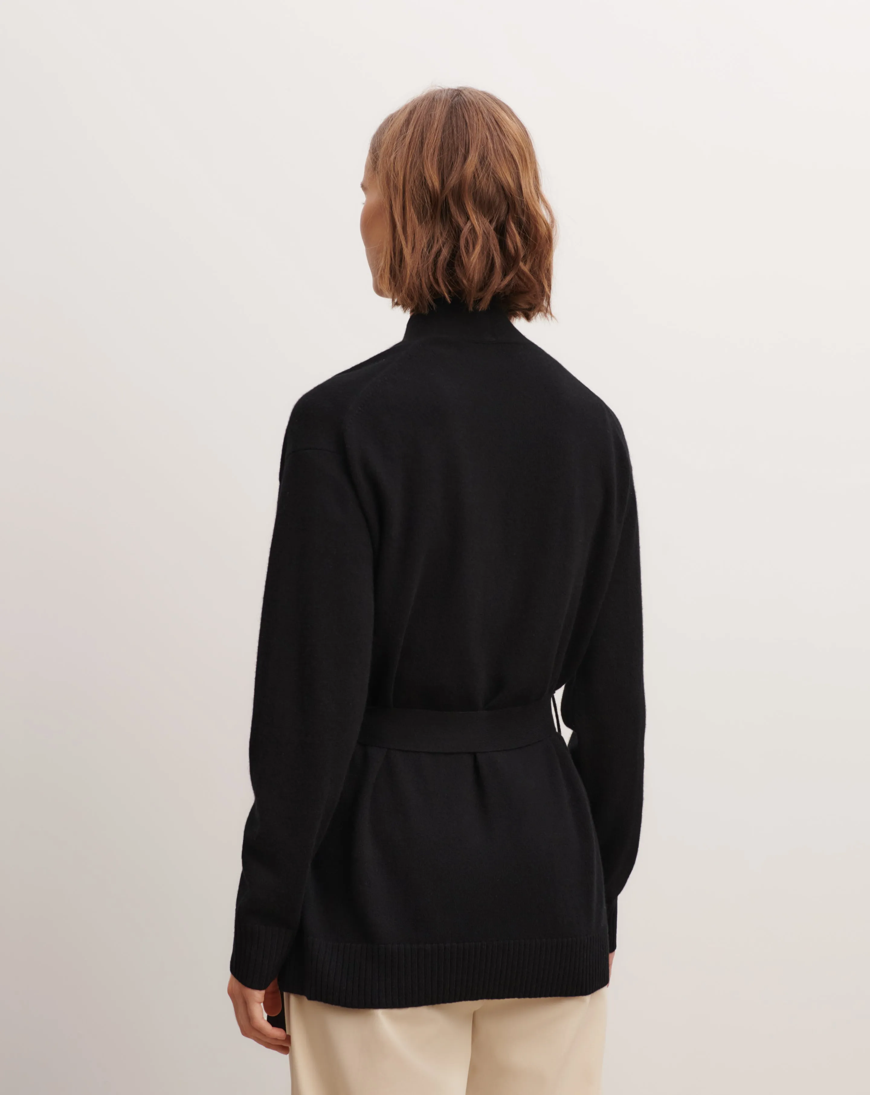 Belted cosy jacket Eric Bompard