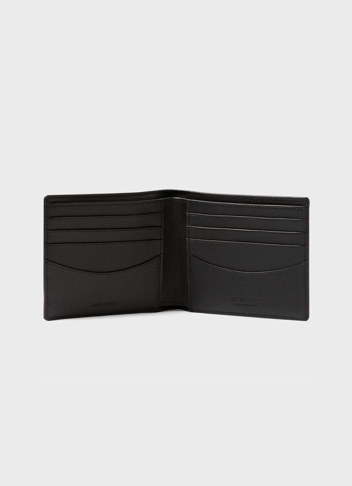 Bifold Wallet in Black Sunspel