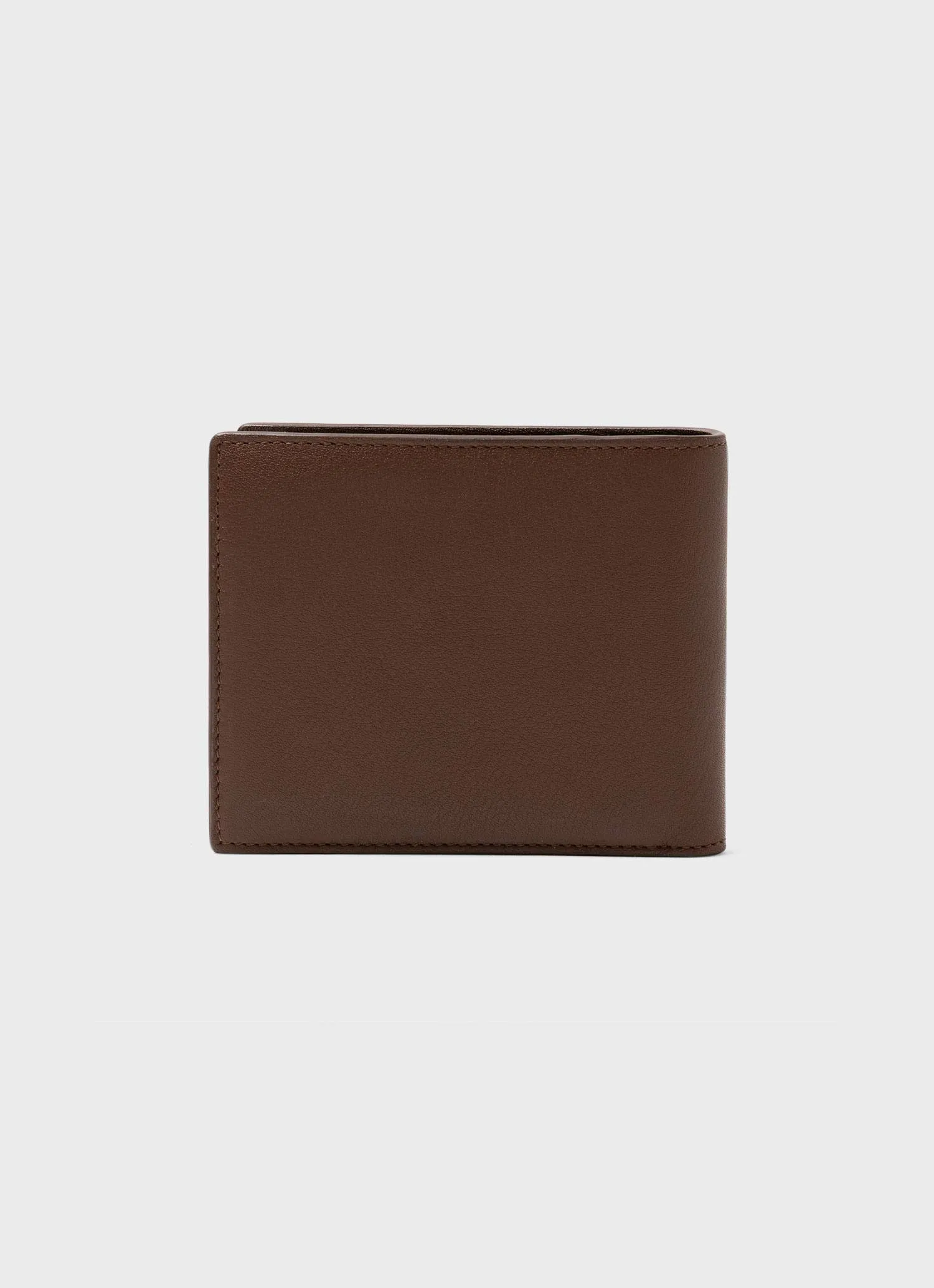 Bifold Wallet in Brown Sunspel