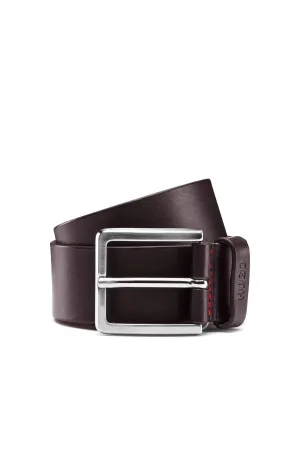 BOSS Gionios _sz40 Leather Belt Dark Brown