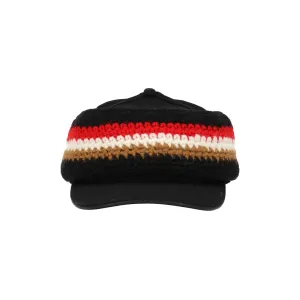 Burberry Mens Black Multi Hat