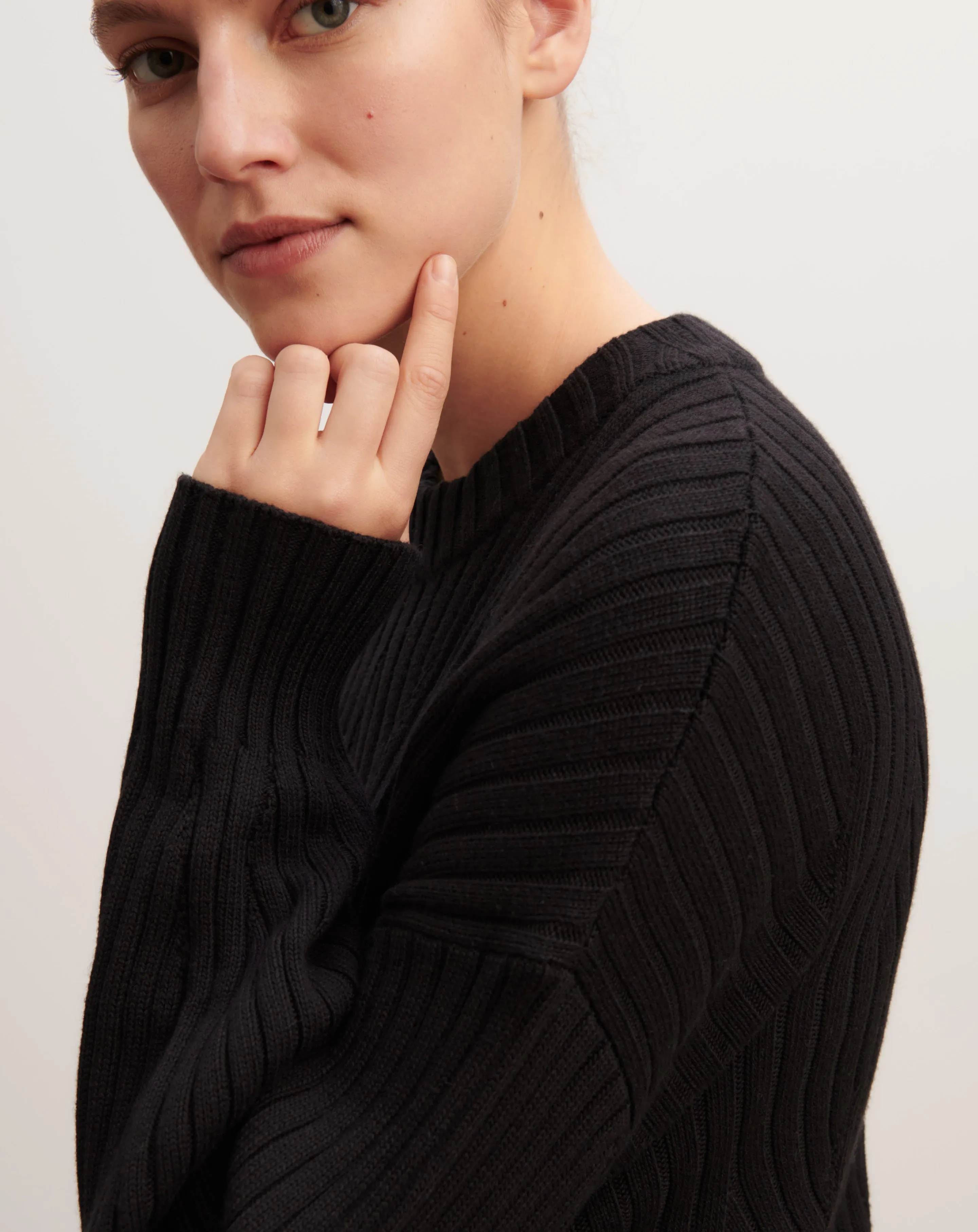 Cable oversized pullover Eric Bompard