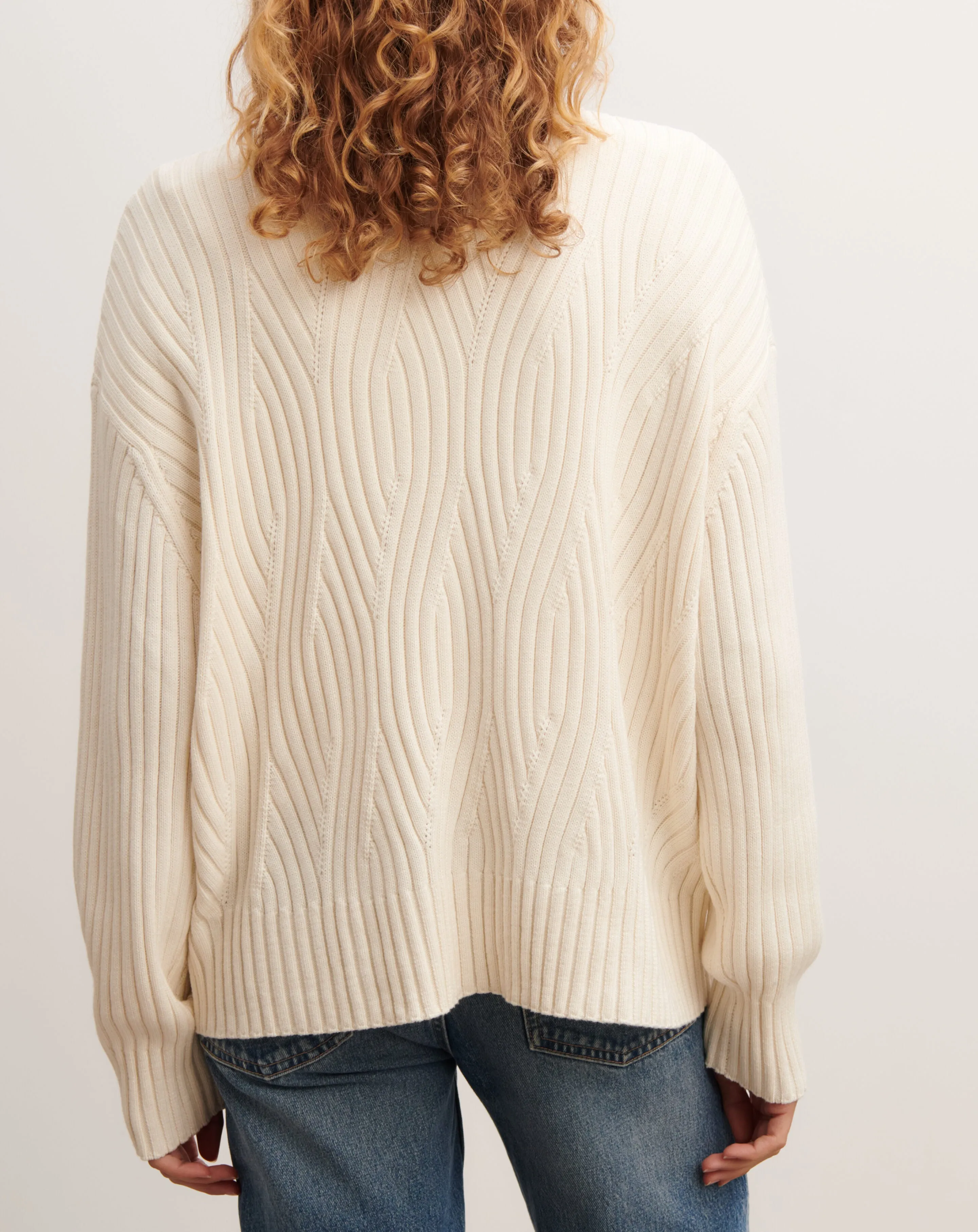 Cable oversized pullover Eric Bompard