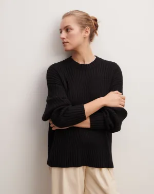 Cable oversized pullover Eric Bompard