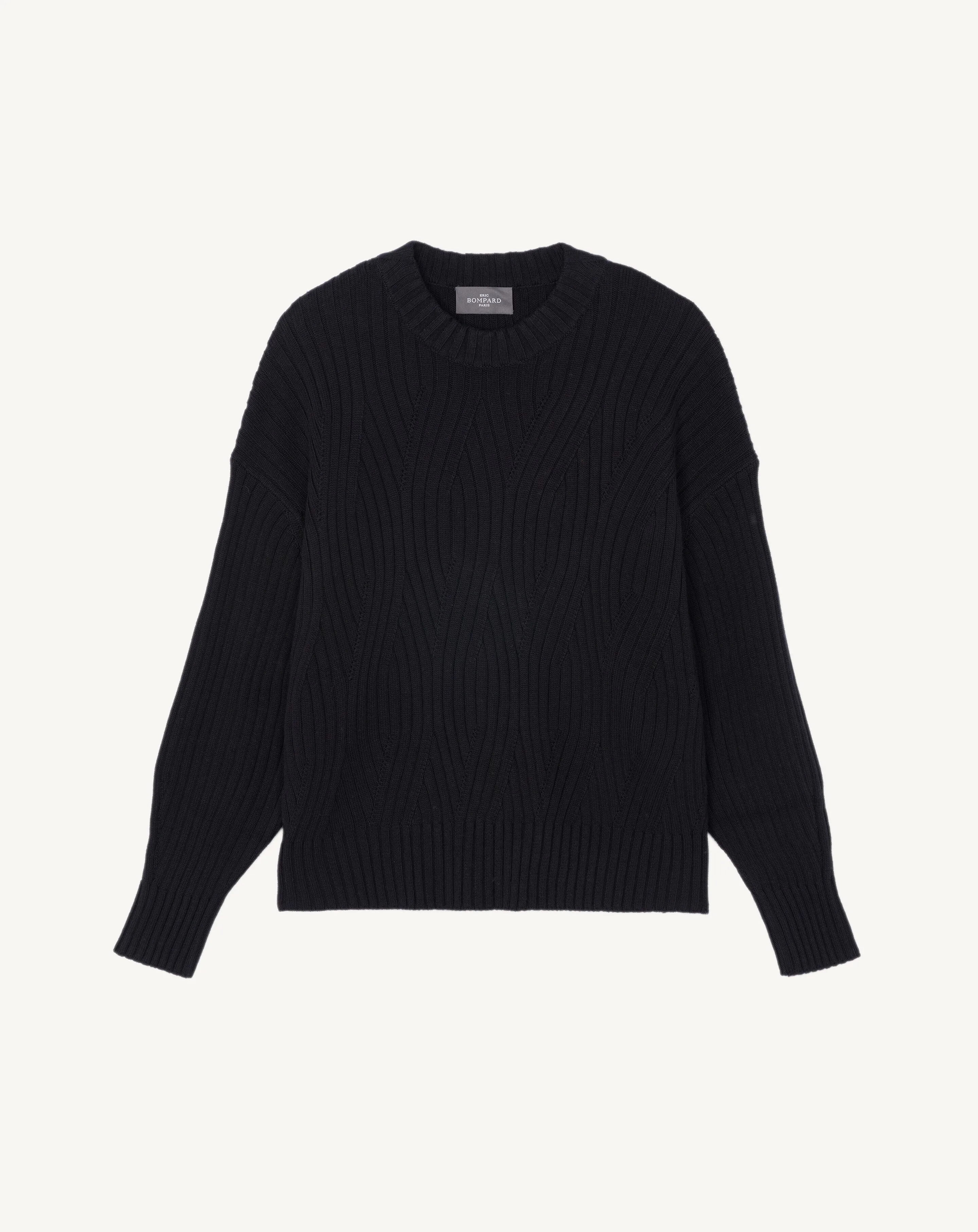 Cable oversized pullover Eric Bompard