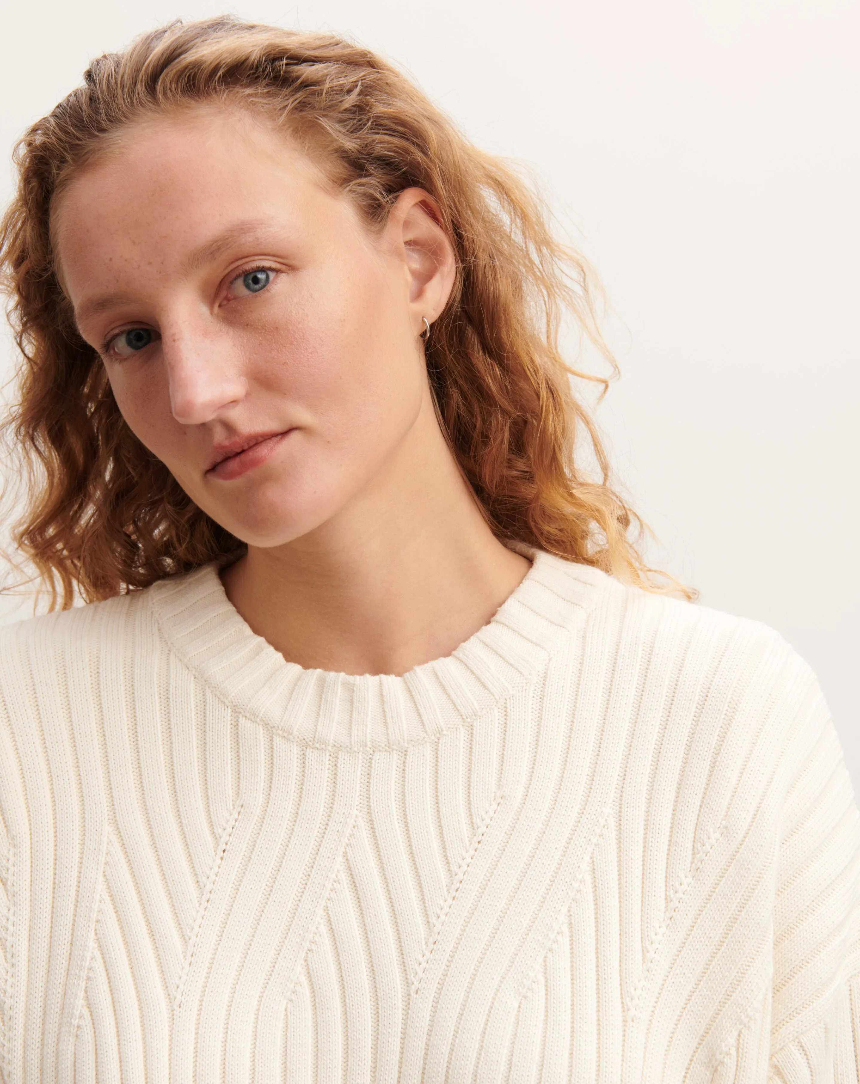 Cable oversized pullover Eric Bompard