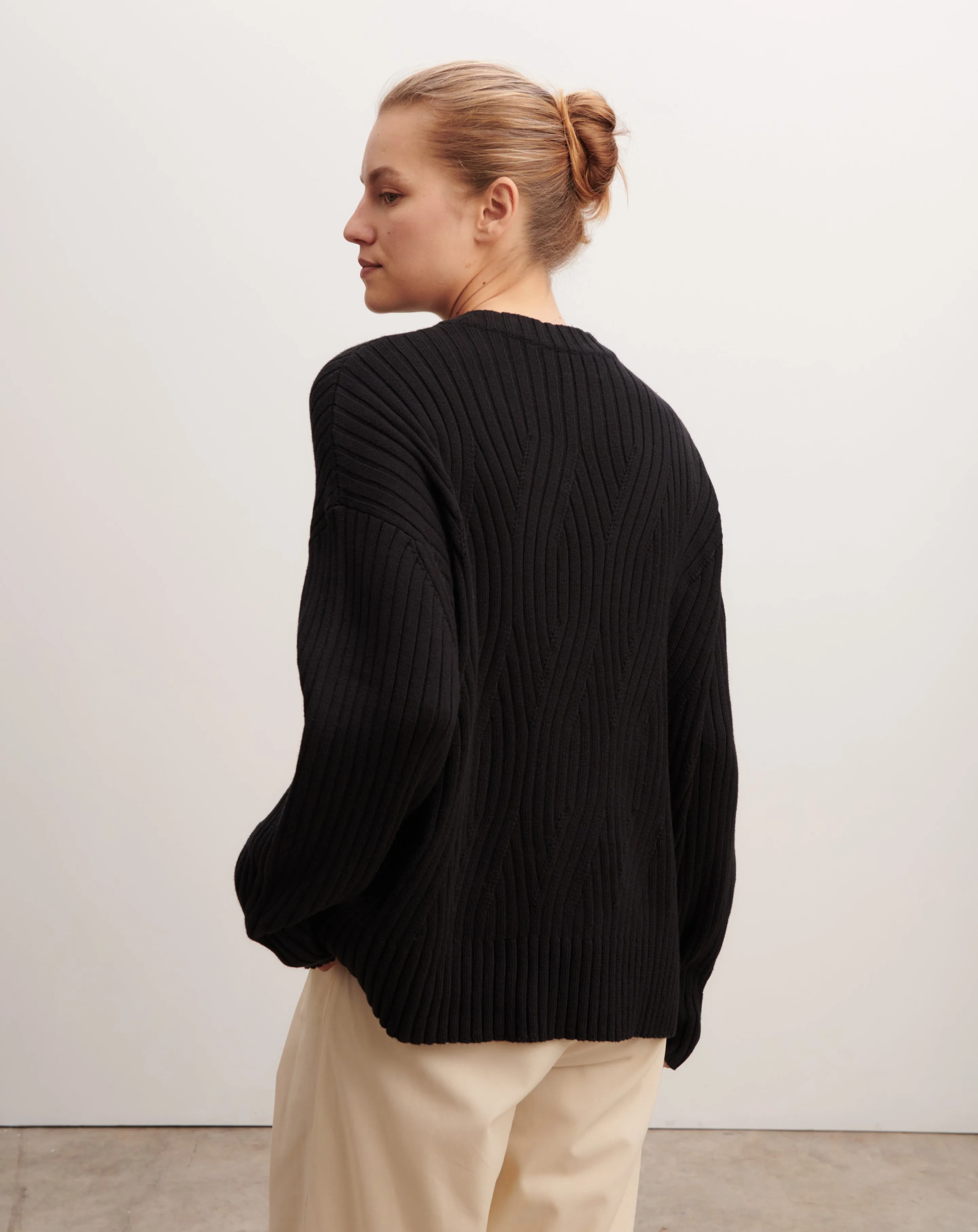 Cable oversized pullover Eric Bompard