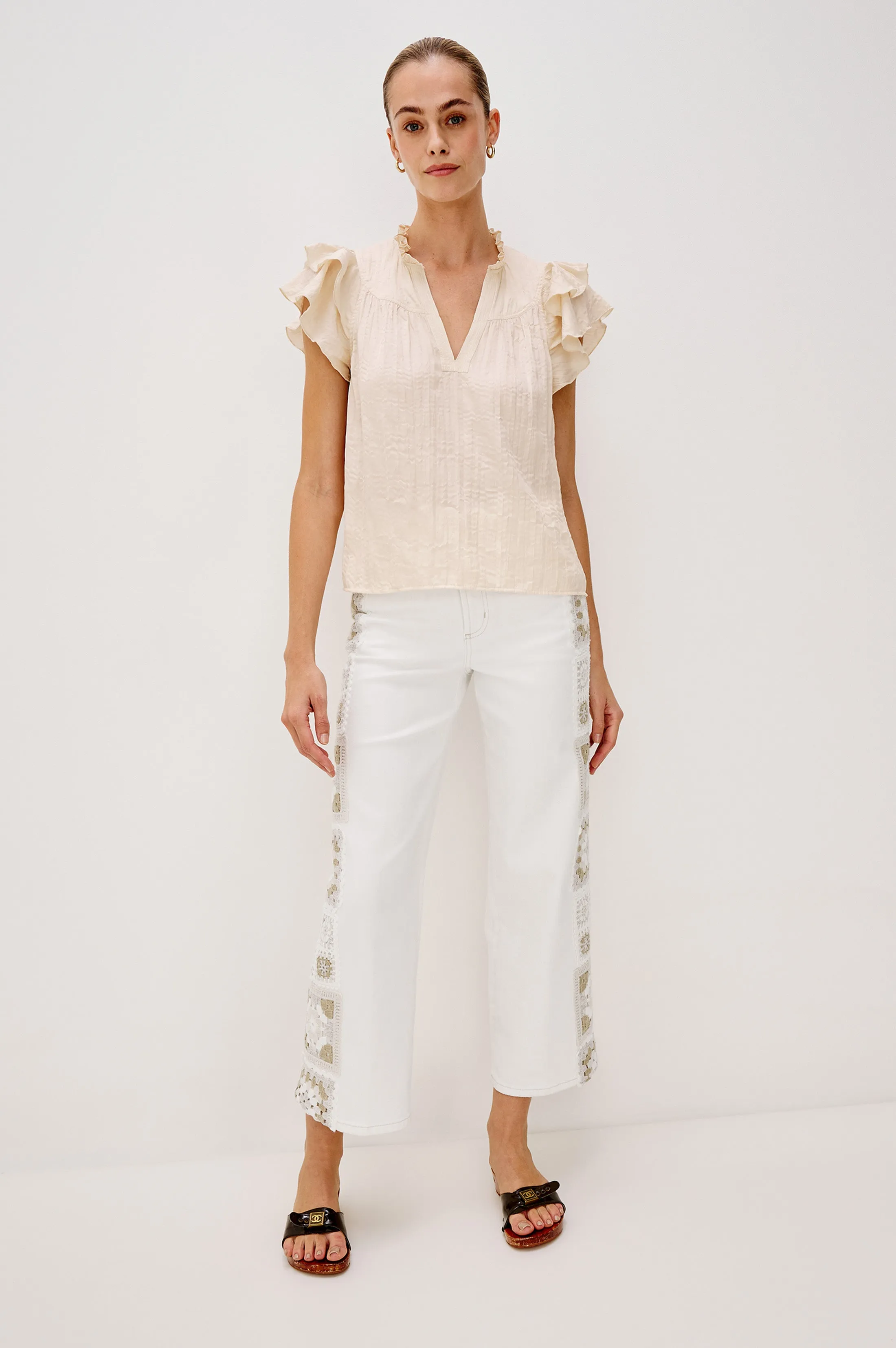 CALISTA TOP - IVORY Rails
