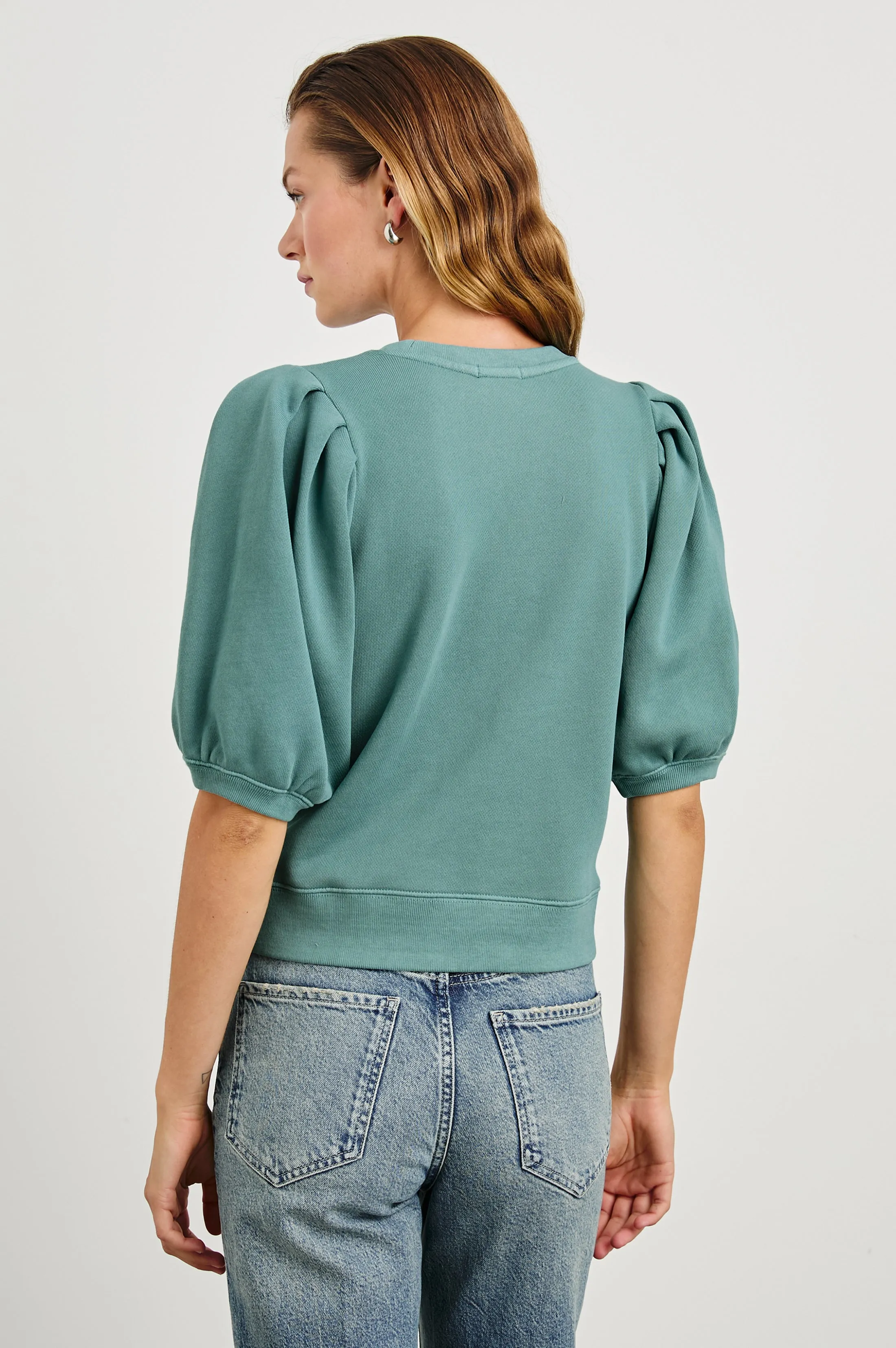 CAMY SWEATSHIRT - STONE BLUE Rails