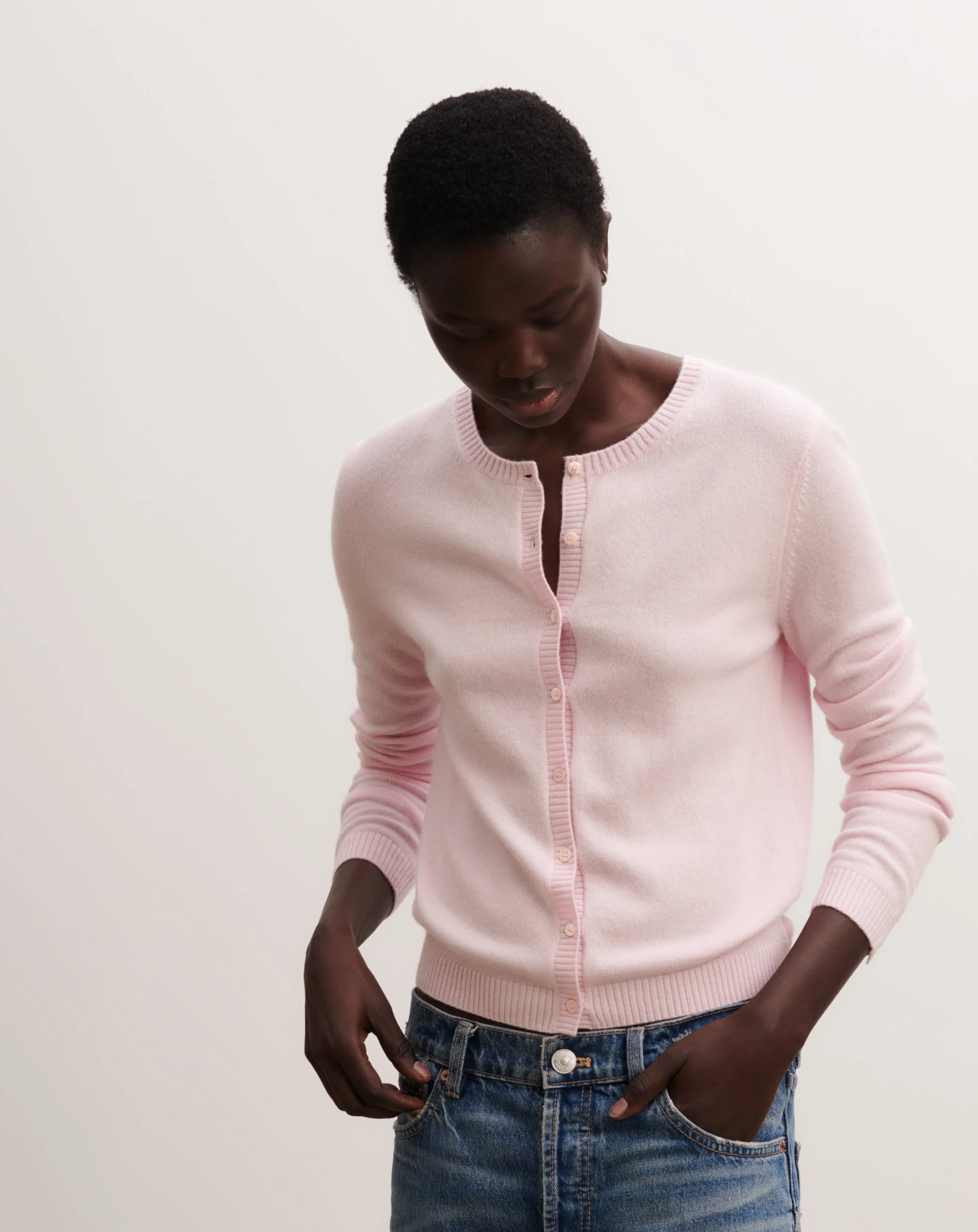Cardigan with buttoned sleeves Eric Bompard