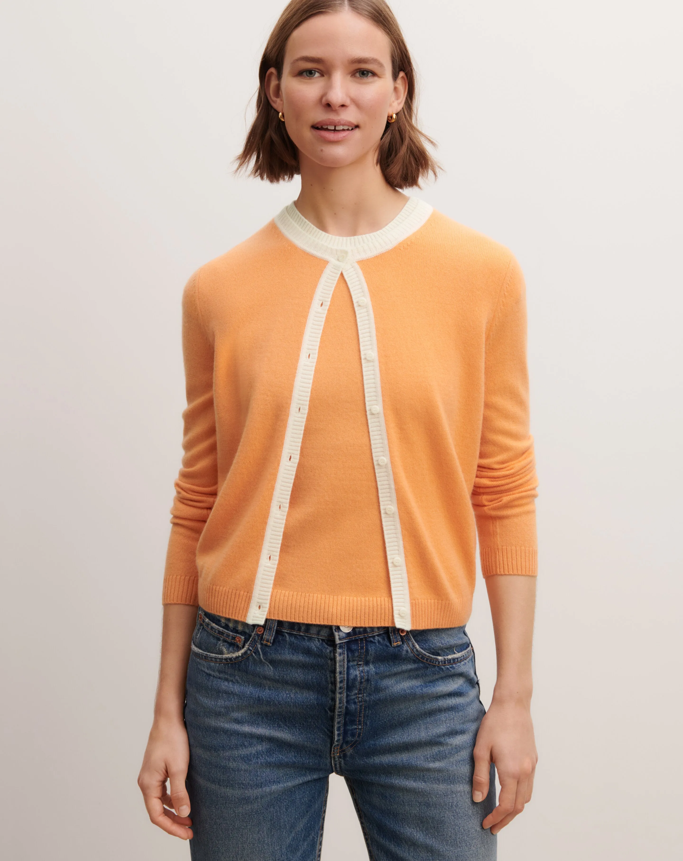 Cardigan with buttoned sleeves Eric Bompard