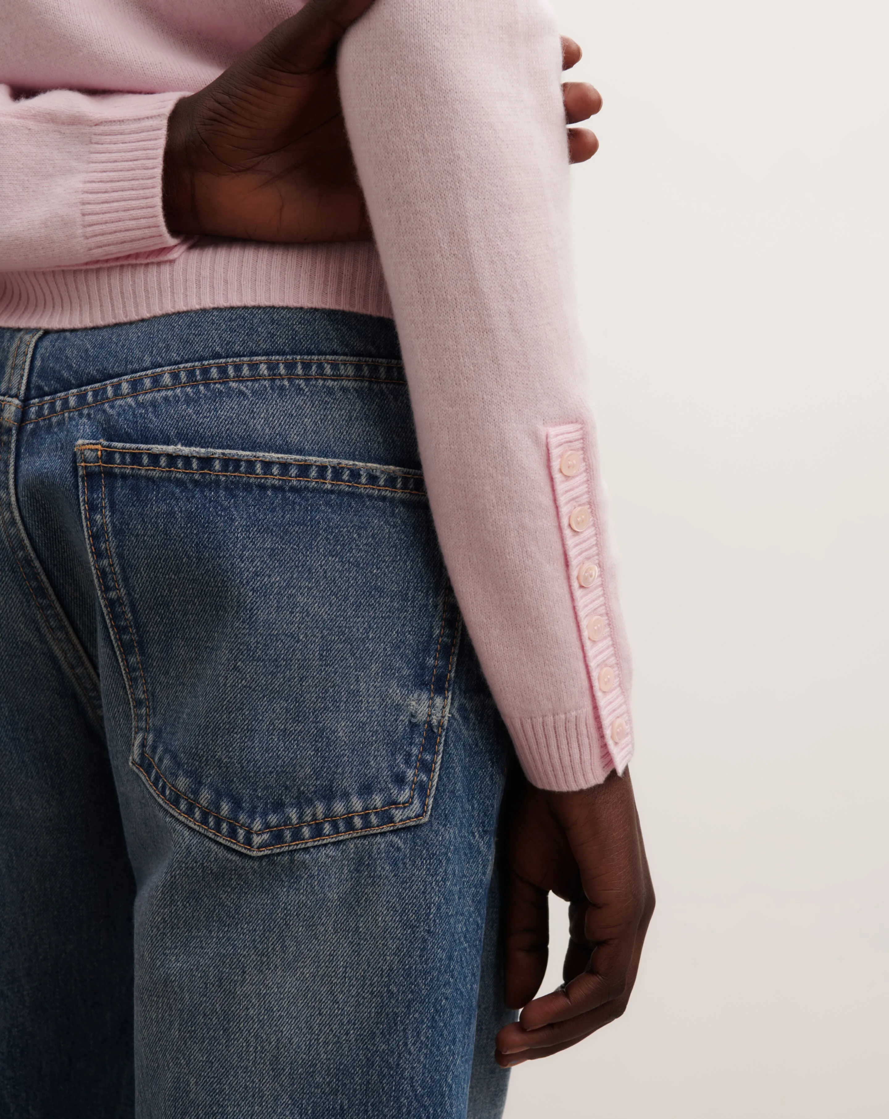 Cardigan with buttoned sleeves Eric Bompard