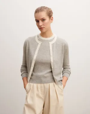 Cardigan with buttoned sleeves Eric Bompard