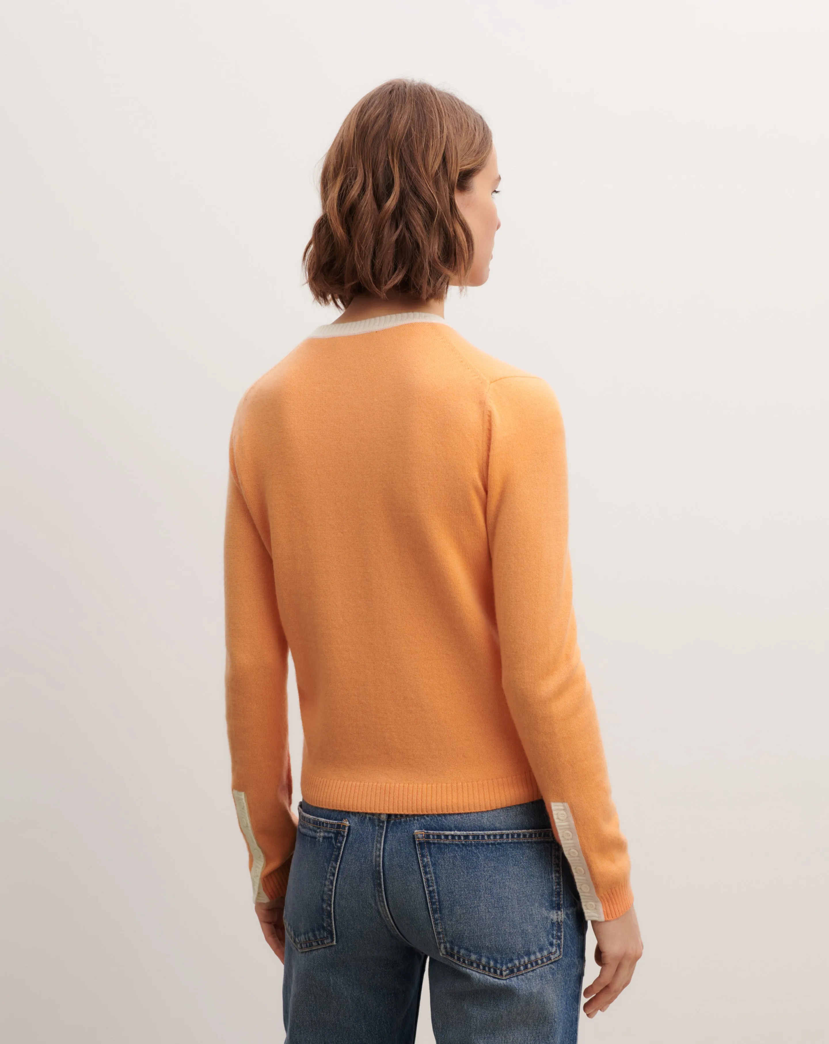 Cardigan with buttoned sleeves Eric Bompard