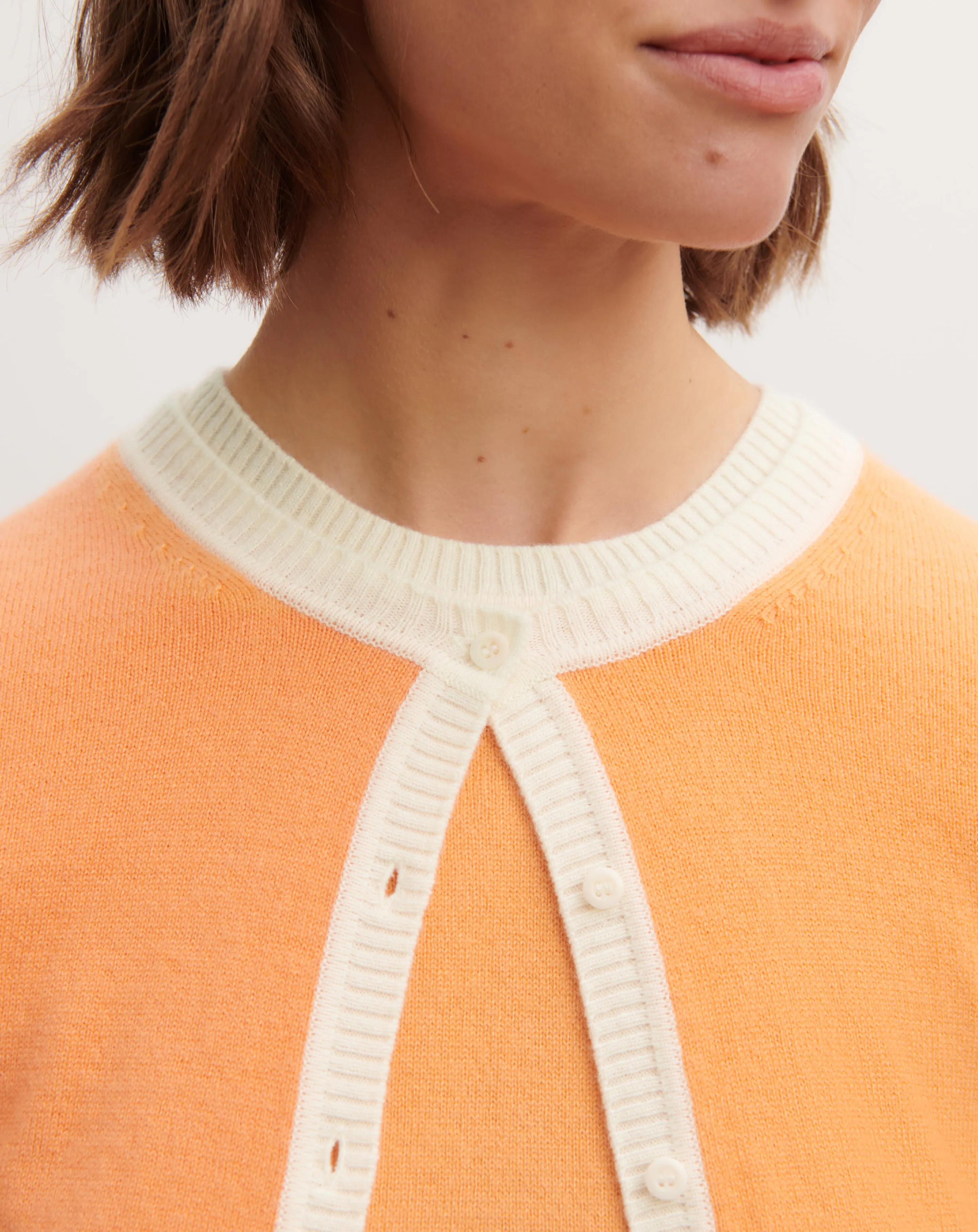 Cardigan with buttoned sleeves Eric Bompard