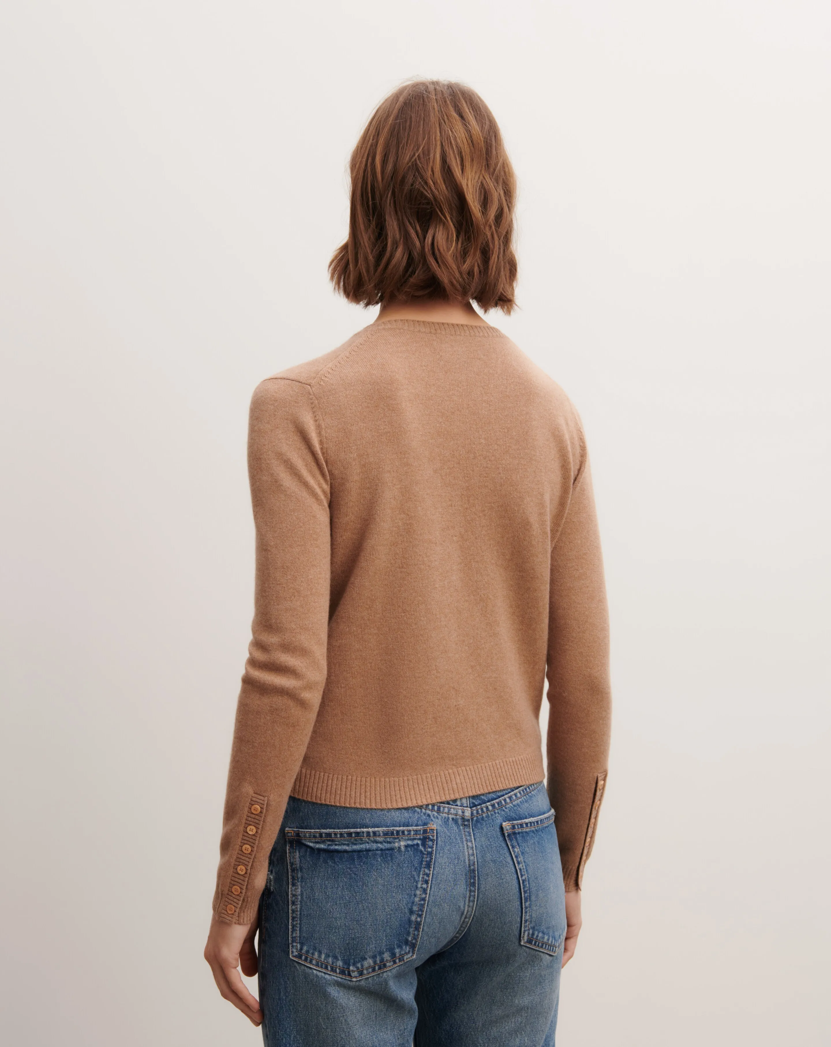 Cardigan with buttoned sleeves Eric Bompard