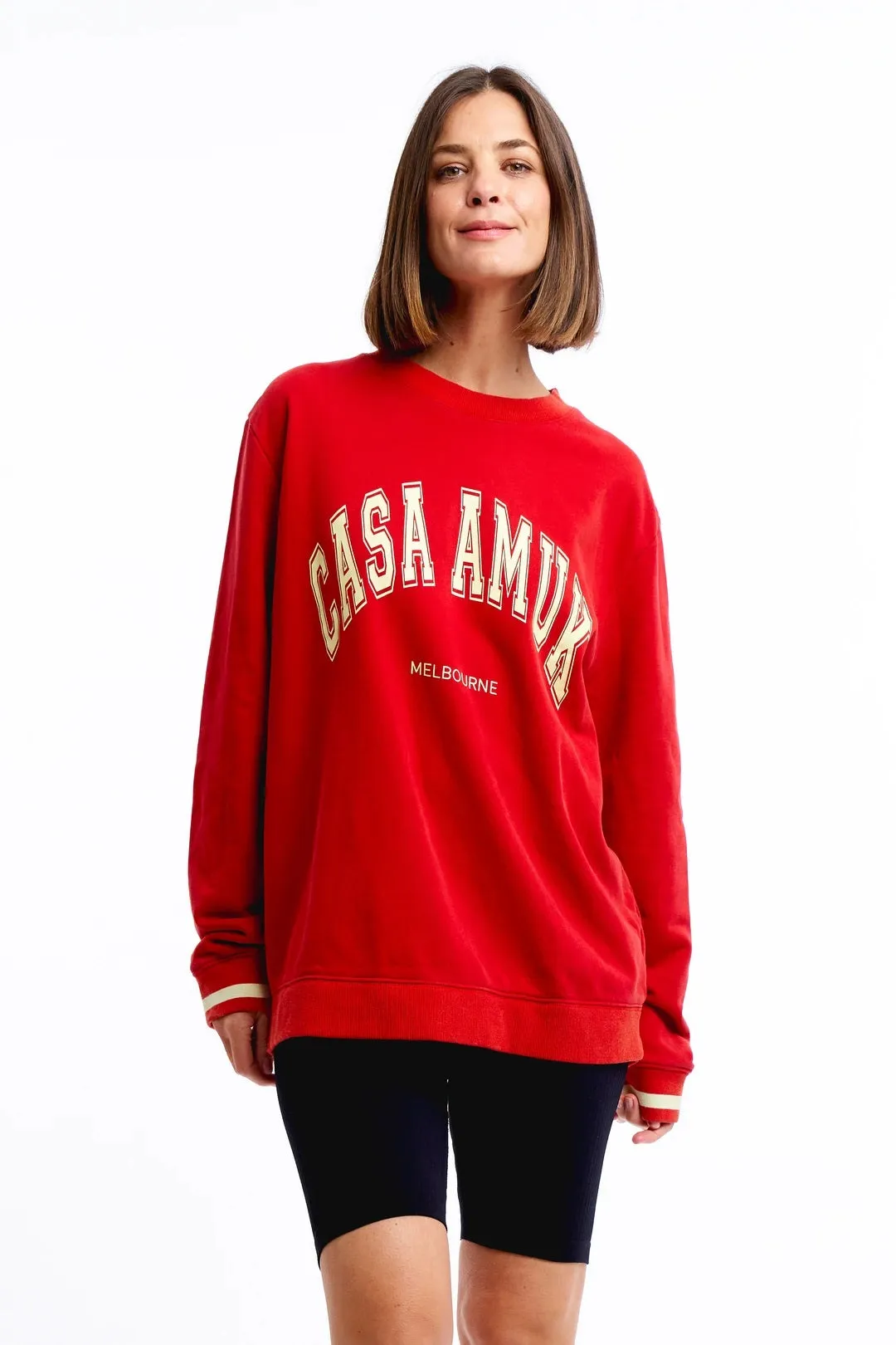 Casa Amuk WOMENS LIMITED EDITION VINTAGE JUMPER - RED