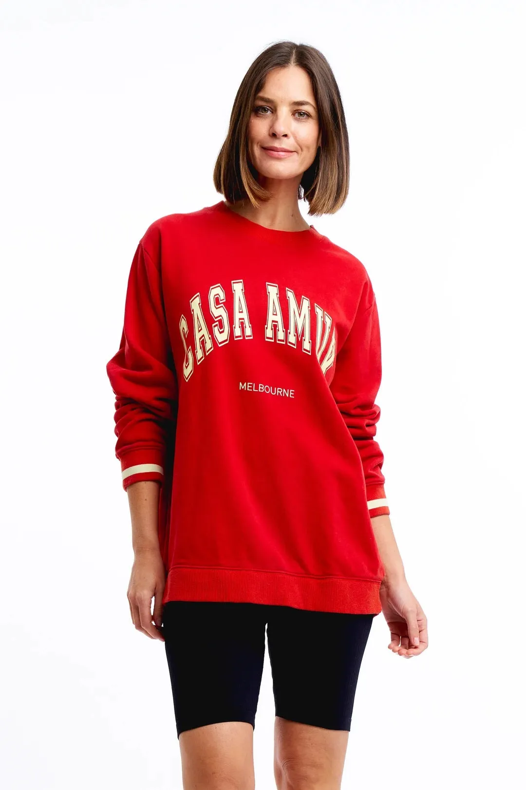 Casa Amuk WOMENS LIMITED EDITION VINTAGE JUMPER - RED