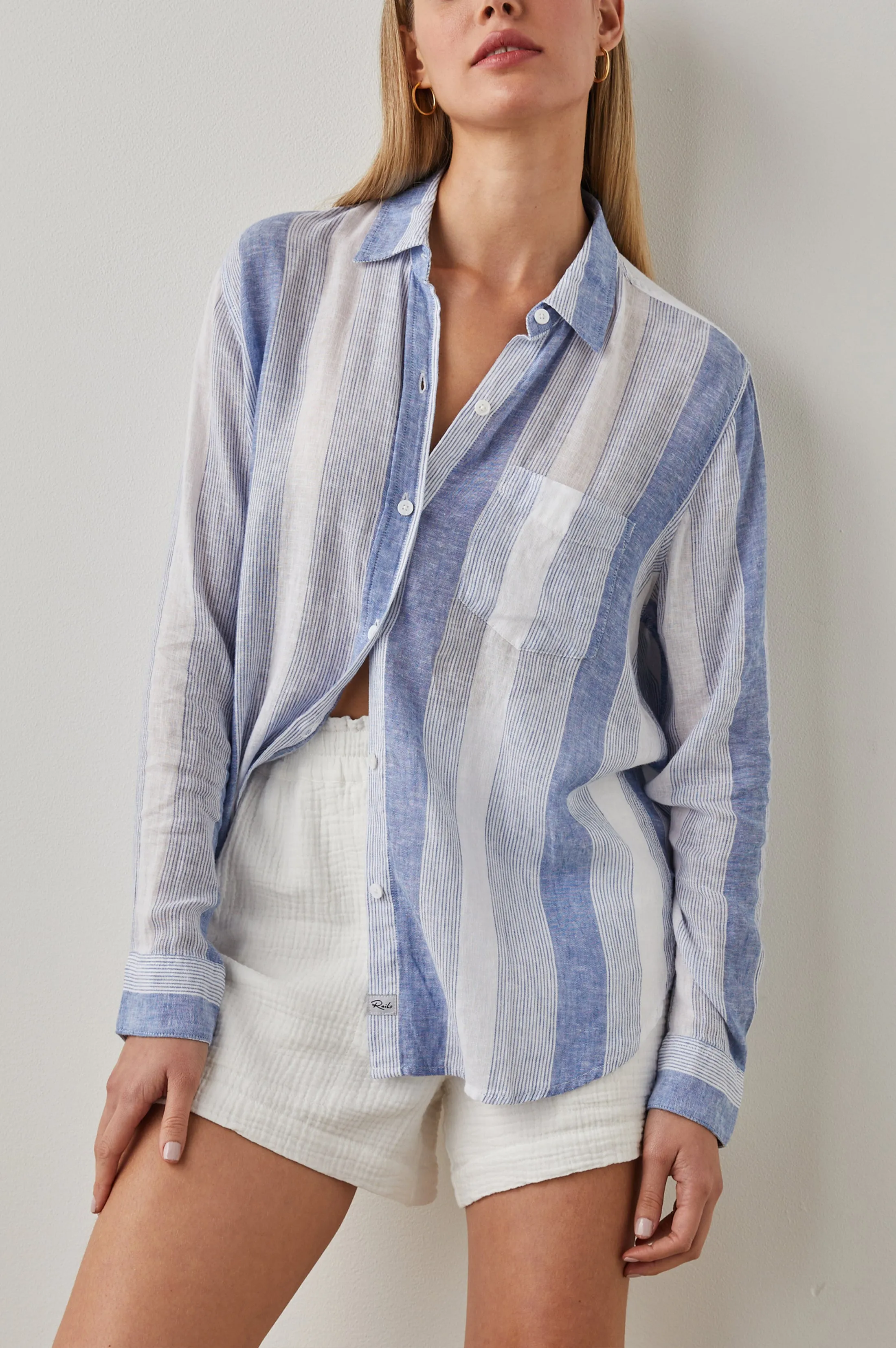 CHARLI SHIRT - NEVIS STRIPE Rails