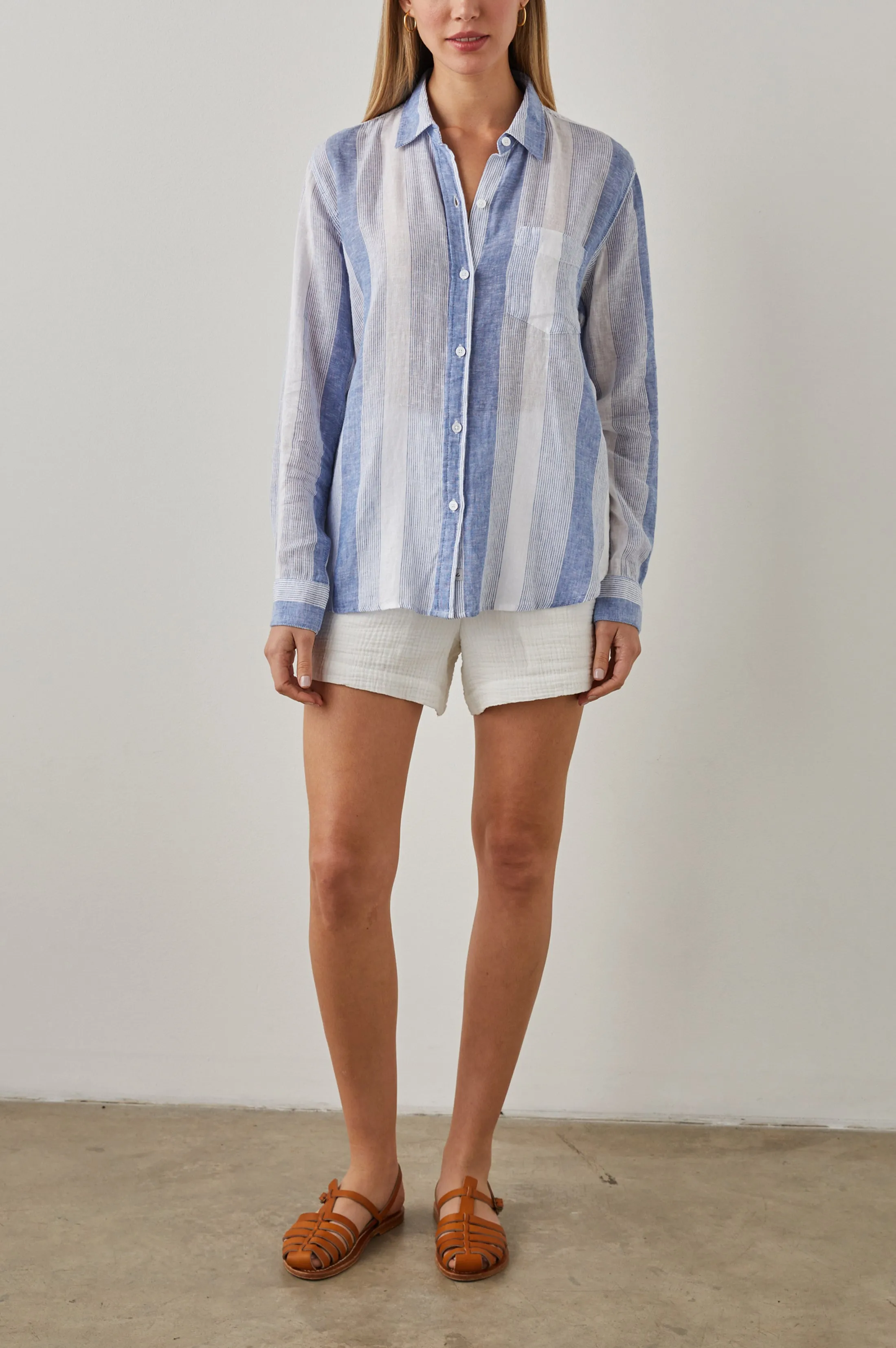 CHARLI SHIRT - NEVIS STRIPE Rails