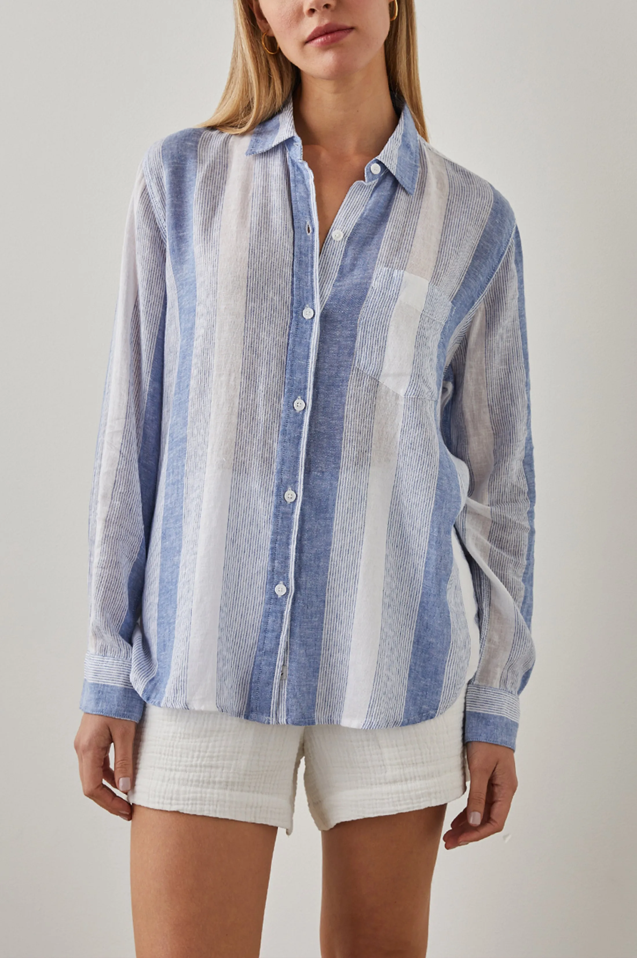 CHARLI SHIRT - NEVIS STRIPE Rails