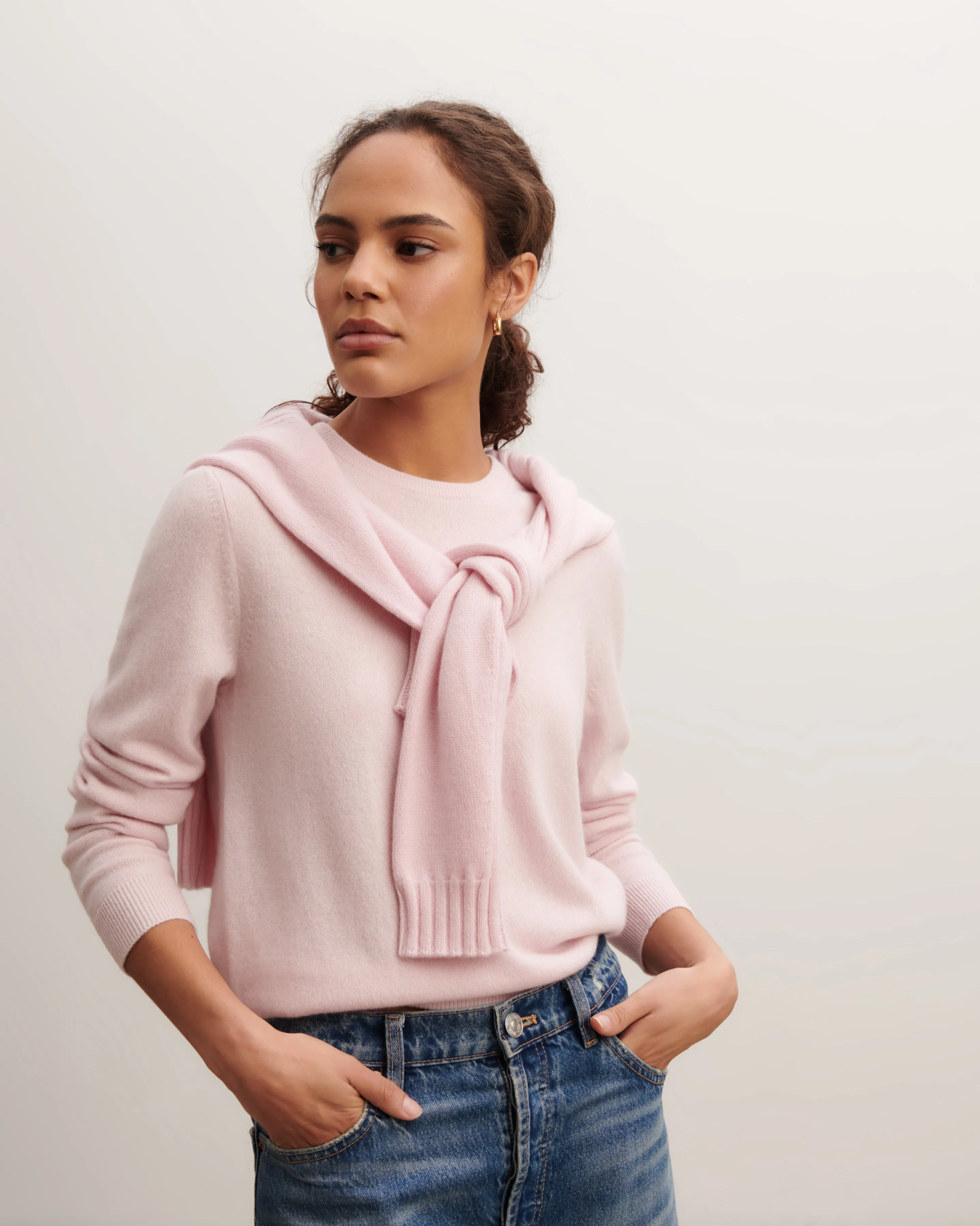 Classic round neck pullover Eric Bompard
