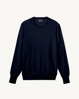 Classic round neck pullover Eric Bompard