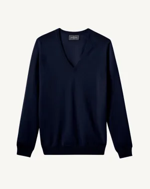 Classic V-neck pullover Eric Bompard