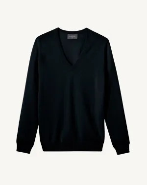 Classic V-neck pullover Eric Bompard