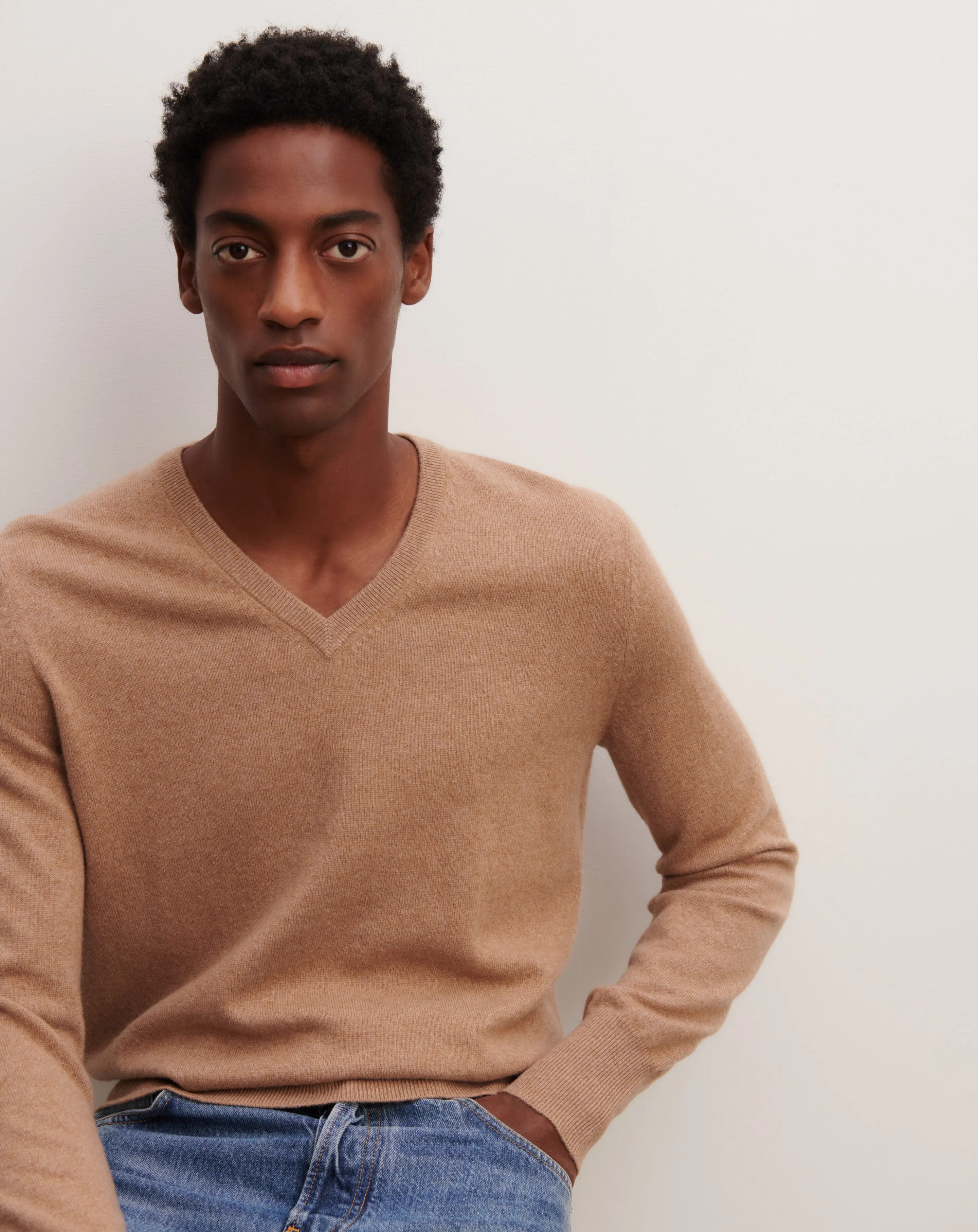 Classic V-neck pullover Eric Bompard