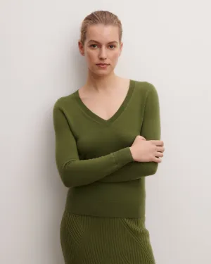 Classic V-neck pullover Eric Bompard