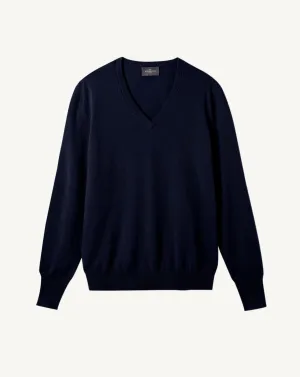 Classic V-neck pullover Eric Bompard