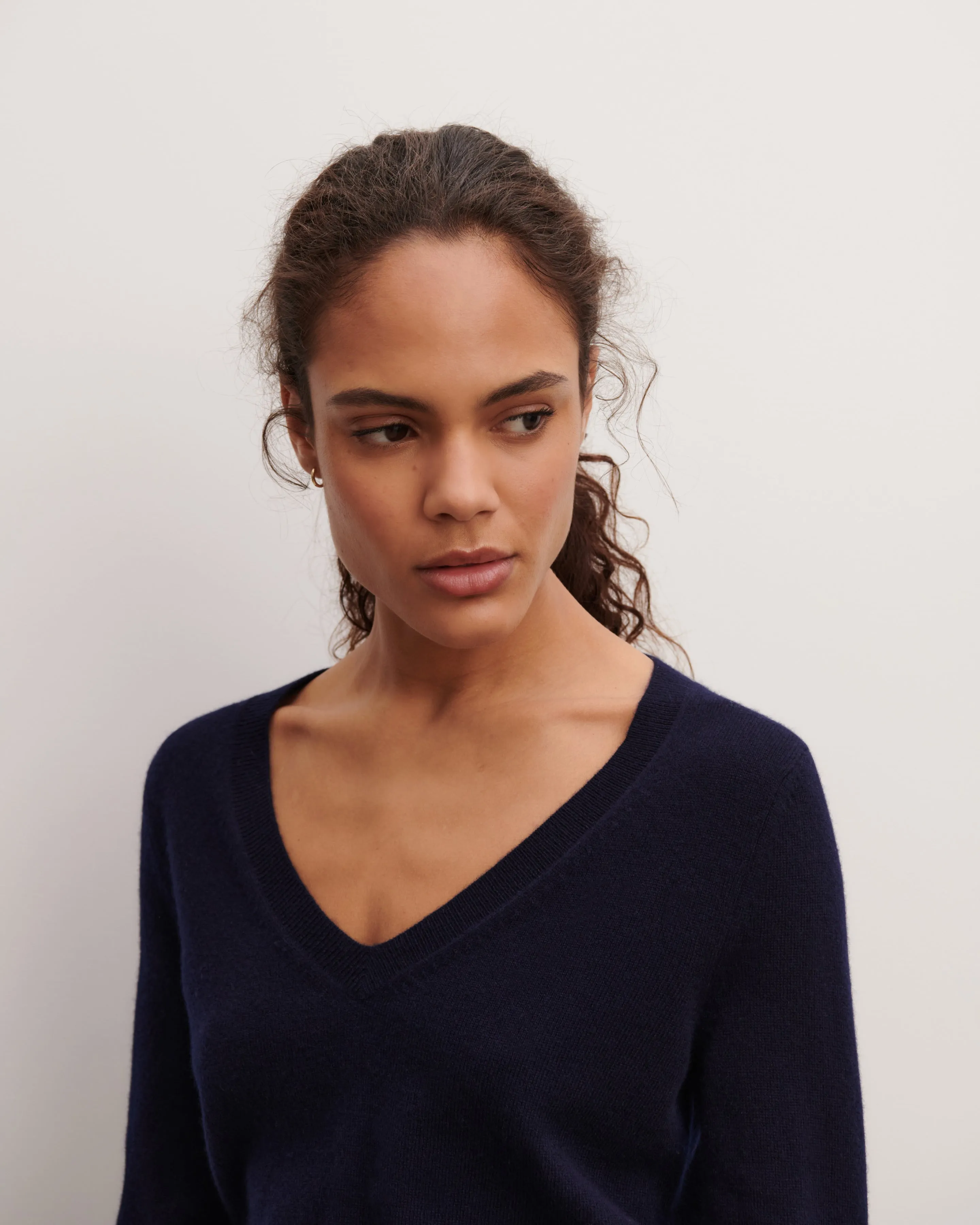 Classic V-neck pullover Eric Bompard