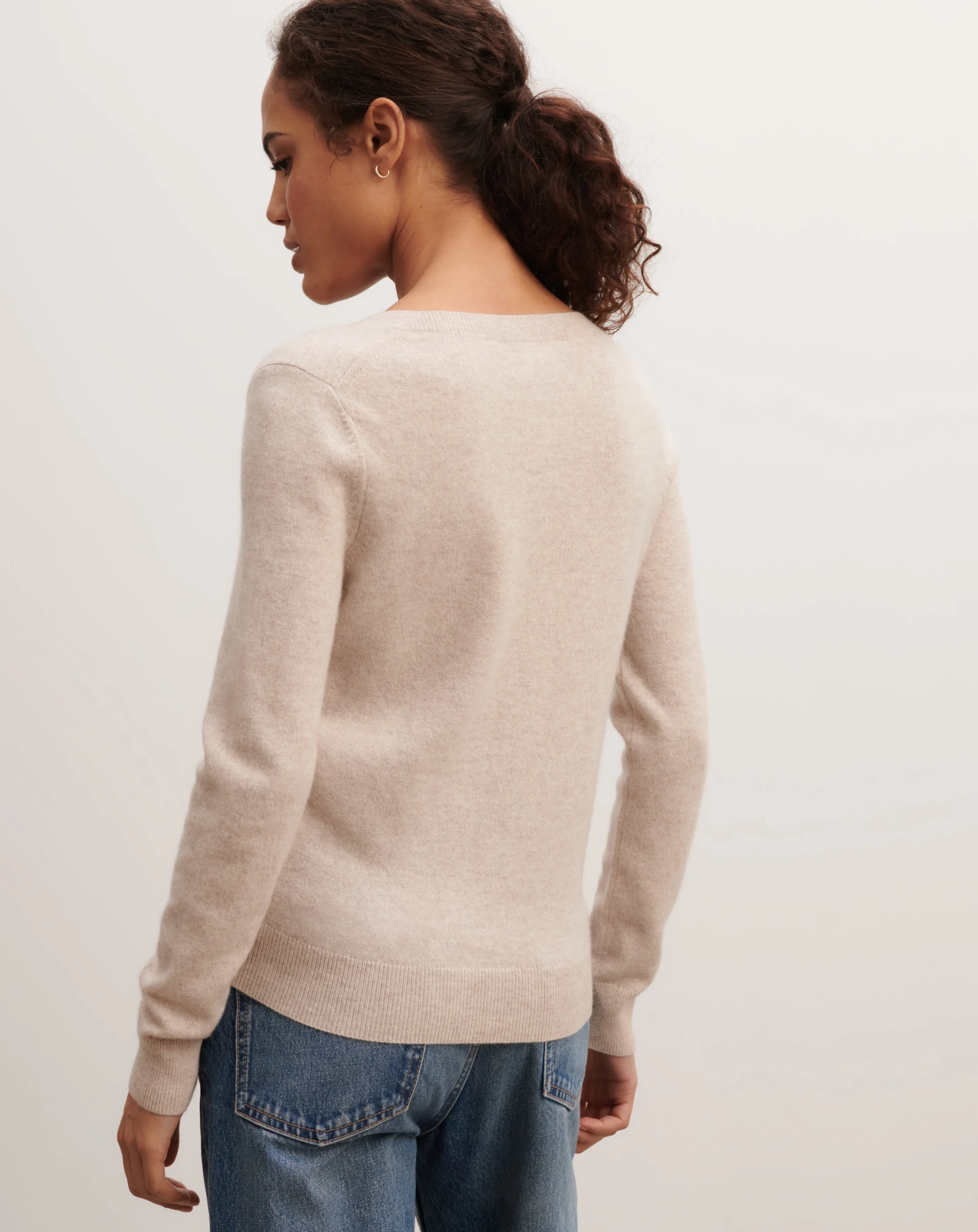 Classic V-neck pullover Eric Bompard